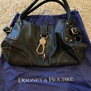 Dooney & Bourke black leather bag